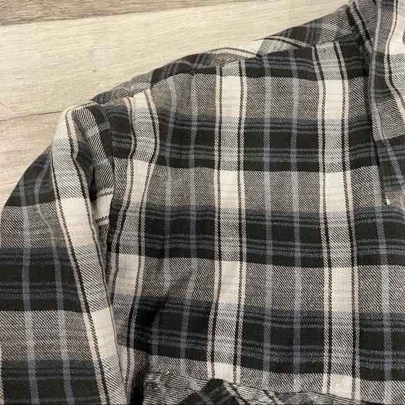 Quilted Work Centre Plaid Shacket Oversize Size XL Men or XXL Women Warm Jacket - Picture 10 of 15